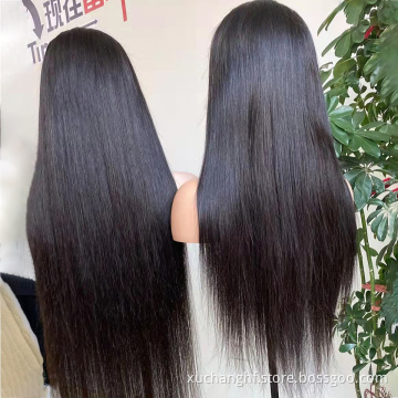 Best Transparent Hd Full Lace Human Hair Wig,13x6 Human Hair Hd Lace Front Wig,Brazilian Cuticle Aligned Raw Virgin Hair Wig